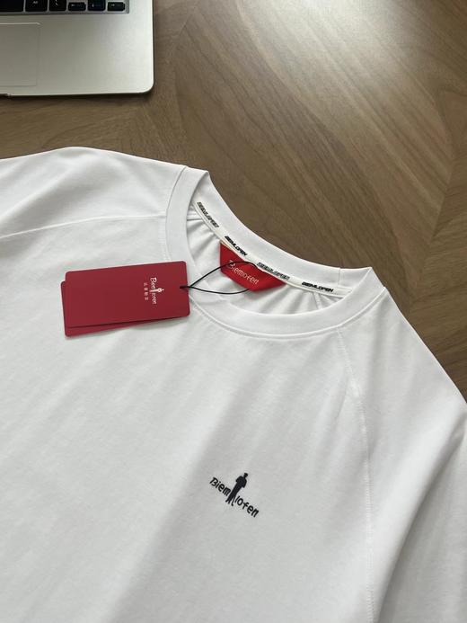 F031221春夏新款立体连肩袖设计舒适挺括百搭休闲运动短袖圆领T恤 商品图9