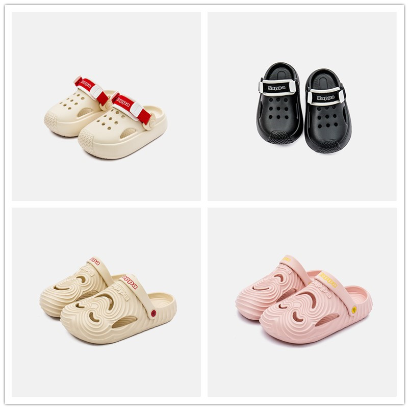 卡帕【清仓】儿童亲子款夏季洞洞鞋拖鞋沙滩鞋儿童凉鞋家居拖鞋一鞋两穿24-40