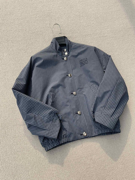 312-3 渠道圆正 miu 26ss 刘浩存 格纹夹克外套 商品图11