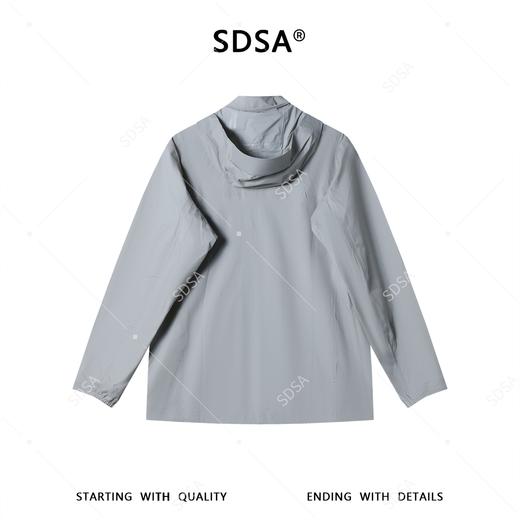 SDSA男装2026新款高贵轻奢时尚纯色立领夹克外套百搭拉链口袋时尚 商品图4