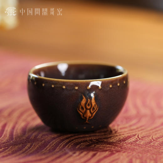 问鼎哥窑紫气东来蛇首战鼓杯 商品图3