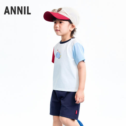 【实体店同款】男童套装夏季新款安奈儿童装XB621170 商品图2