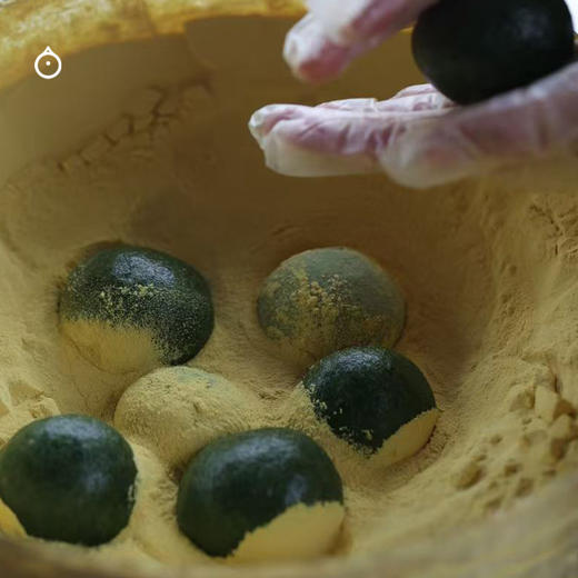 【仅限江浙沪皖拍】企鹅市集|宁波艾草青团 采用当季鲜艾草手工制作 红豆/黄豆/黑芝麻馅料 商品图3