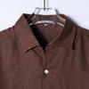 SDSA男装2026新款高贵轻奢极简风纯色长袖衬衫百搭时尚复古衬衣 商品缩略图1