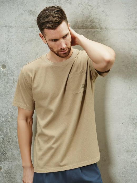 【天丝亚麻外穿】SCHIESSER德国舒雅高端铂雅男士圆领短袖上衣天丝 ,亚麻,锦纶,氨纶混纺 180克 99/27125U 商品图0