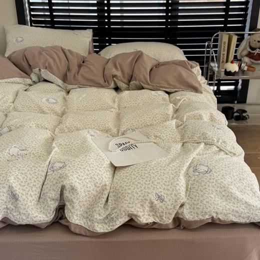 【好货团‼️88抢】早春A类有氧沐纱棉四件套， 让你的睡眠质量瞬间升级！韩国🇰🇷有氧沐纱棉四件套贝 商品图9