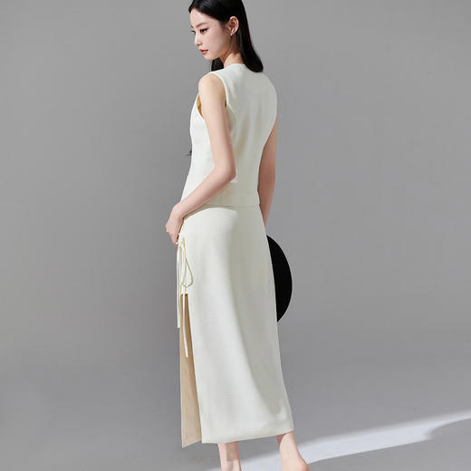 剩S 芳外新款高级感通勤时尚套装简约马甲阔腿裤两件套女8T24AG0070 商品图3