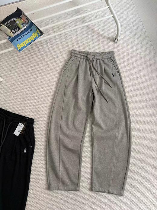 F031234春款纯棉廓形宽松修饰腿型刺绣小马弯刀休闲卫裤 商品图5