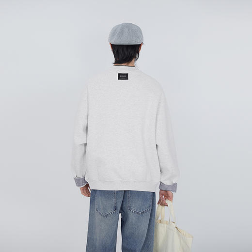 【新品上新】HX 春季圆领纯棉卫衣C106610004101 商品图3