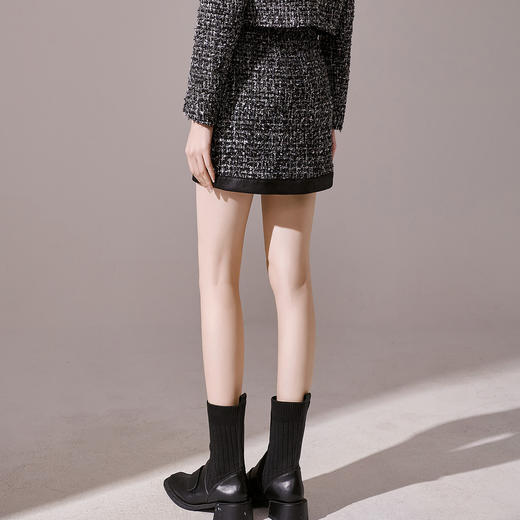 剩L 芳外新款炸街高级感小香半身裙洋气小短裙女8I23CI1161 商品图3