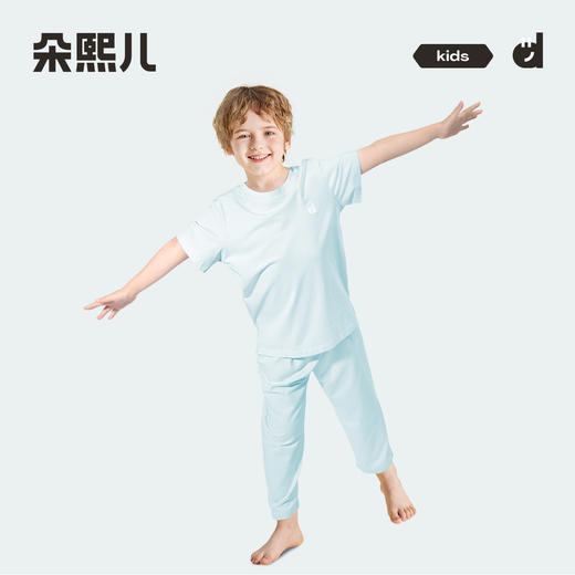 朵熙儿 儿童天丝莫代尔棉家居服套装 商品图2