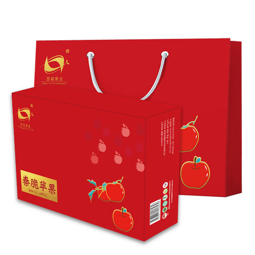 【秦脆苹果精品礼盒】新鲜陕西洛川苹果新品种秦脆苹果15枚80精美礼盒装 商品图7