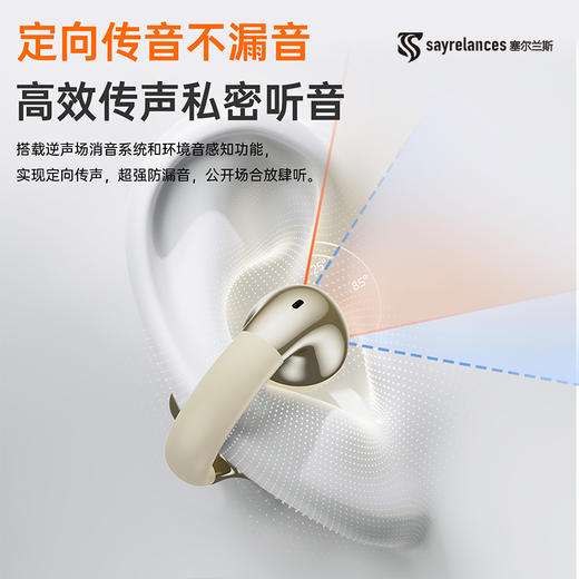 【华为鸿蒙合作品牌】塞尔兰斯AI翻译耳机，AI对话、创作，实时翻译 商品图3