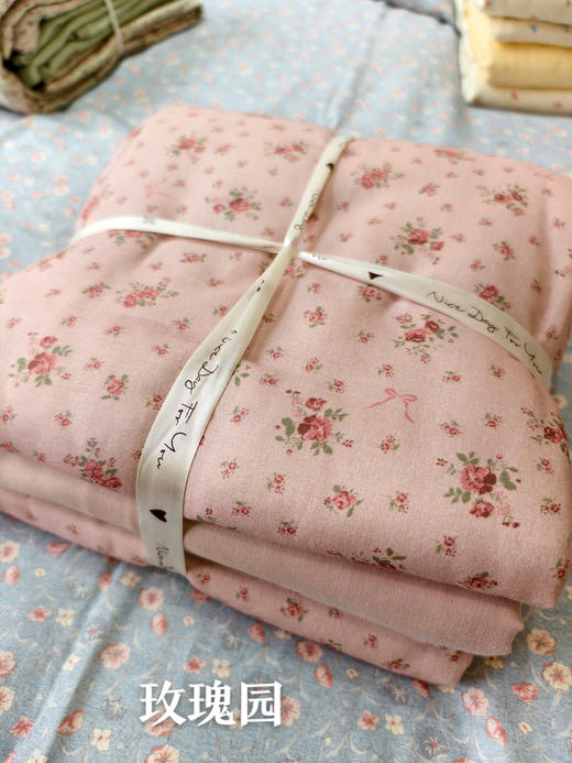 2026新款全棉双层纱四件套 商品图4