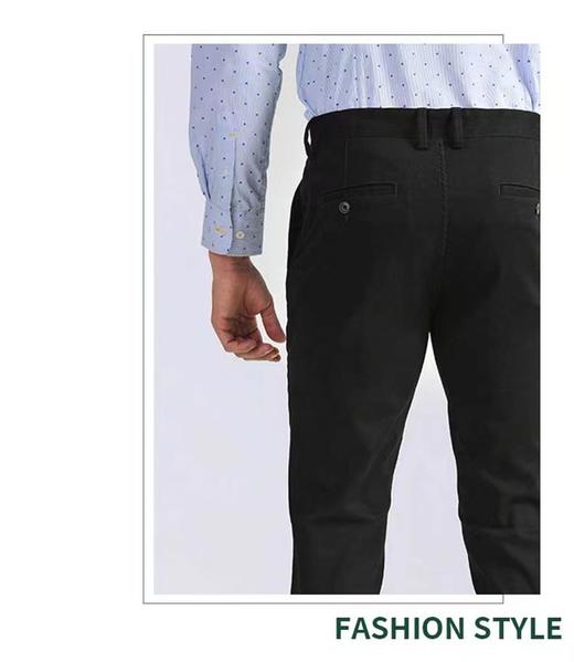 【直发】圣大保罗秋季合身锥形光滑细腻中腰微弹男裤DPWWPM21A108 商品图2