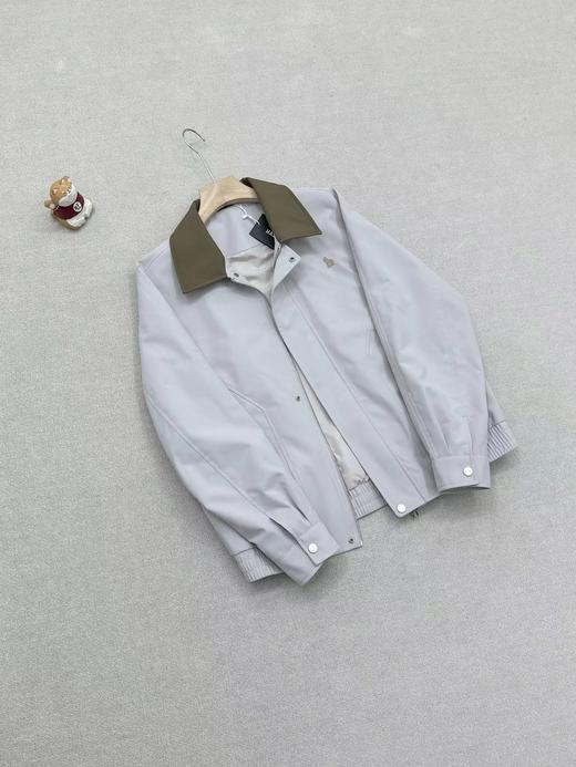 F031246春季限定英伦雅痞风复古撞色翻领设计梭织面料拼接夹克 商品图8