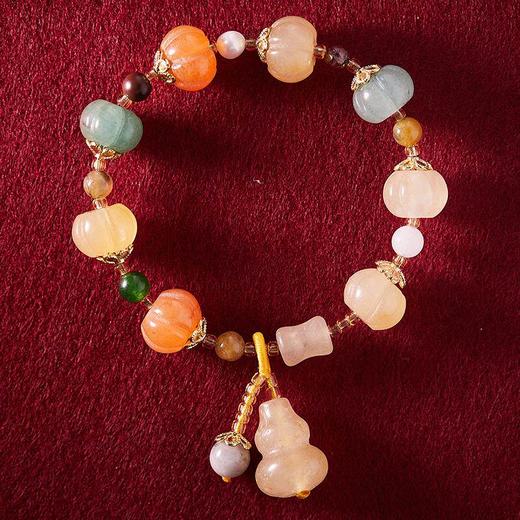 六鑫珠宝 金丝玉多宝南瓜手串 福禄吉祥 商品图6