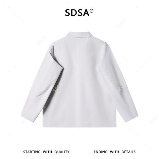 SDSA男装2026新款高贵轻奢老钱风商务拉链翻领夹克外套百搭宽松 商品图4