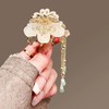 【敦煌宝相-花影流珠首饰发夹】小众温柔古风发夹 新中式仙气碎发卡子抓夹头饰 商品缩略图4