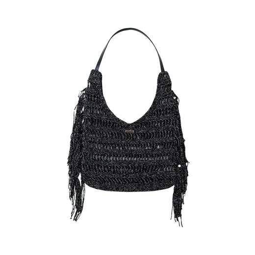 苏苏姐家银河流苏包手工diy编织钩针烁光毛线团自制包包材料包 商品图3