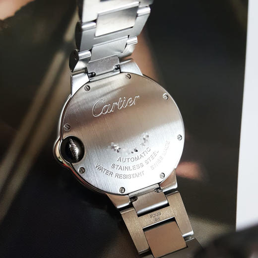 【95新】CARTIER 卡地亚WE902074自动机械机芯33MM（女款）蓝气球系列镶嵌钻石刻度060326NJS03 商品图4