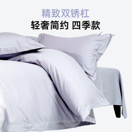 【代发】蓝铂定制成人四件套磨毛款/四季款100支全棉（此链接不可床单改床笠） 商品图4