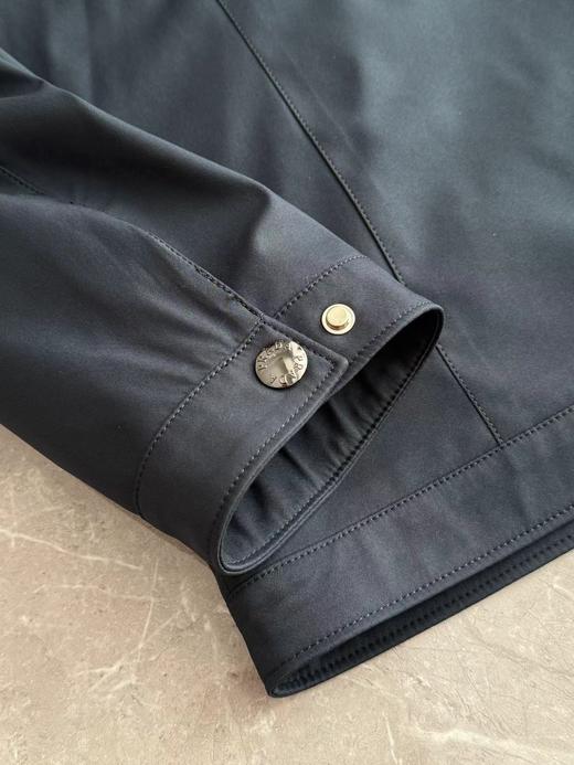 F031208新款男士商务行政休闲利落剪裁立领拉链夹克外套 商品图12