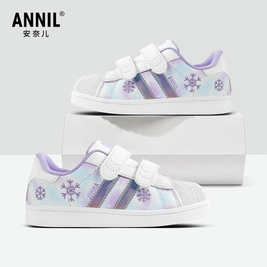 ANNIL/安奈儿男女童春季儿童时尚百搭板鞋HM6104793 商品图2