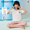 【清仓捡漏】【5A抑菌 100%棉】【120-160】【有棵树】女童夏季纯棉睡衣套装 商品缩略图0