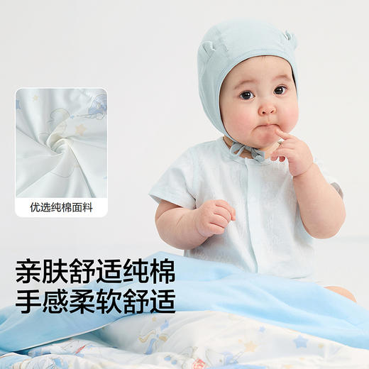 【balaOne】巴拉巴拉宝宝婴童寝具婴儿被子抱被可爱满印精致时尚 商品图3