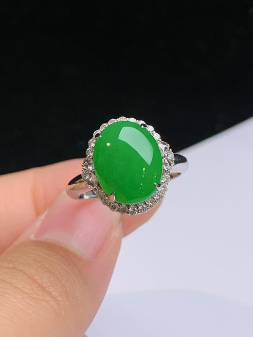 蛋面翡翠戒指 商品图3