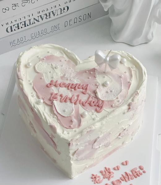 ins简约爱心形蛋糕-低糖处理无添加 商品图1