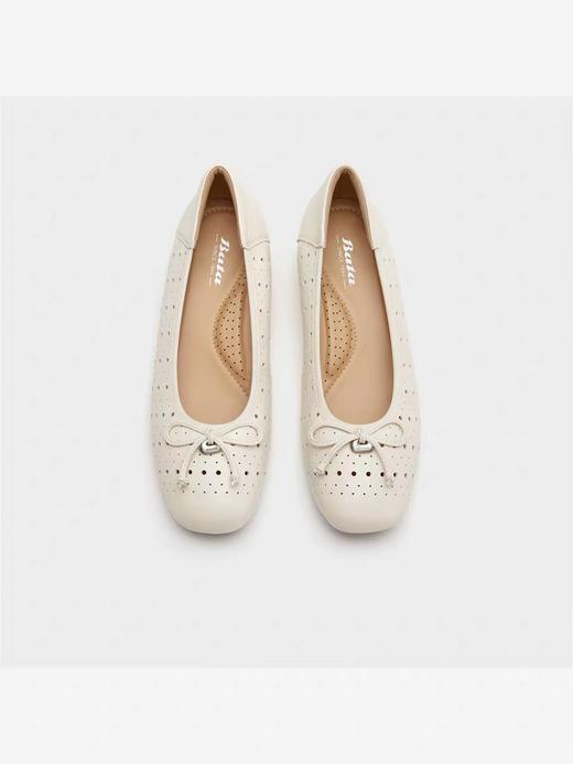 BF楼Bata浅口单鞋女2026夏款时尚镂空透气羊皮休闲单鞋AUU08BQ6  吊牌价959  活动价669 商品图1