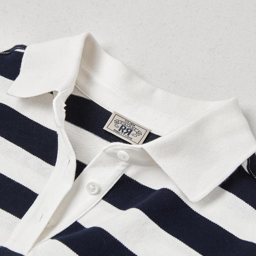 ROMI STUDIO"休闲随性"软糯新疆棉polo领条纹短袖上衣RWCAST5560 商品图2