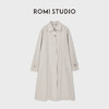 ROMI STUDIO100%高支匹马棉牛角扣立体挺括风衣外套RWCSWG6984 商品缩略图0