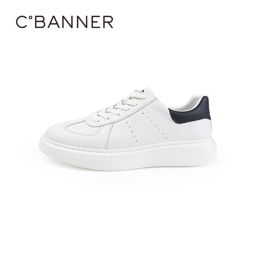 千百度2026春季男鞋触感柔软时刻有型休闲板鞋A26108102 商品图1