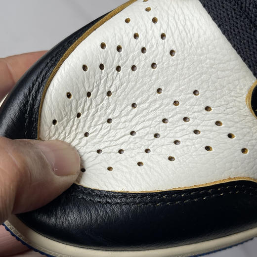 【纯原版本】Nike Jordan  × Union x Fragment Design Air Jordan 1 High OG 高帮篮球鞋 红蓝配色质感超赞 还带了做旧效果 预感今年联名鞋王就是它 商品图4