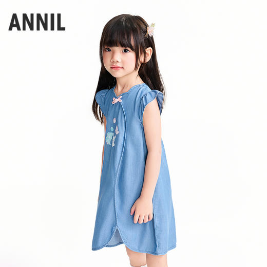 【实体店同款】女童连衣裙夏季新款安奈儿童装XG623107 商品图2
