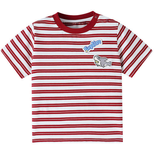 【实体店同款】男童圆领短袖针织衫夏季新款安奈儿童装XB621159 商品图5