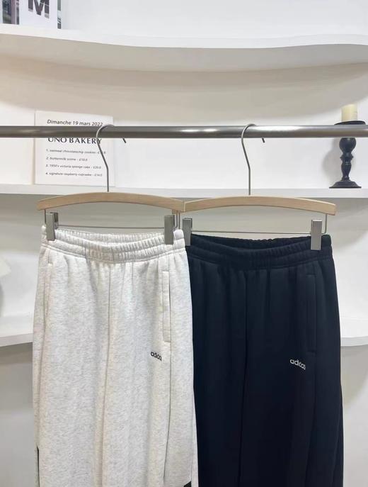 F031225加厚水貂绒冬款男女同款百搭休闲运动长裤 商品图2