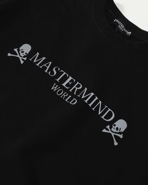 F031256春季新品时尚百搭潮流骷髅反光字母印花重磅高街圆领卫衣 商品图2