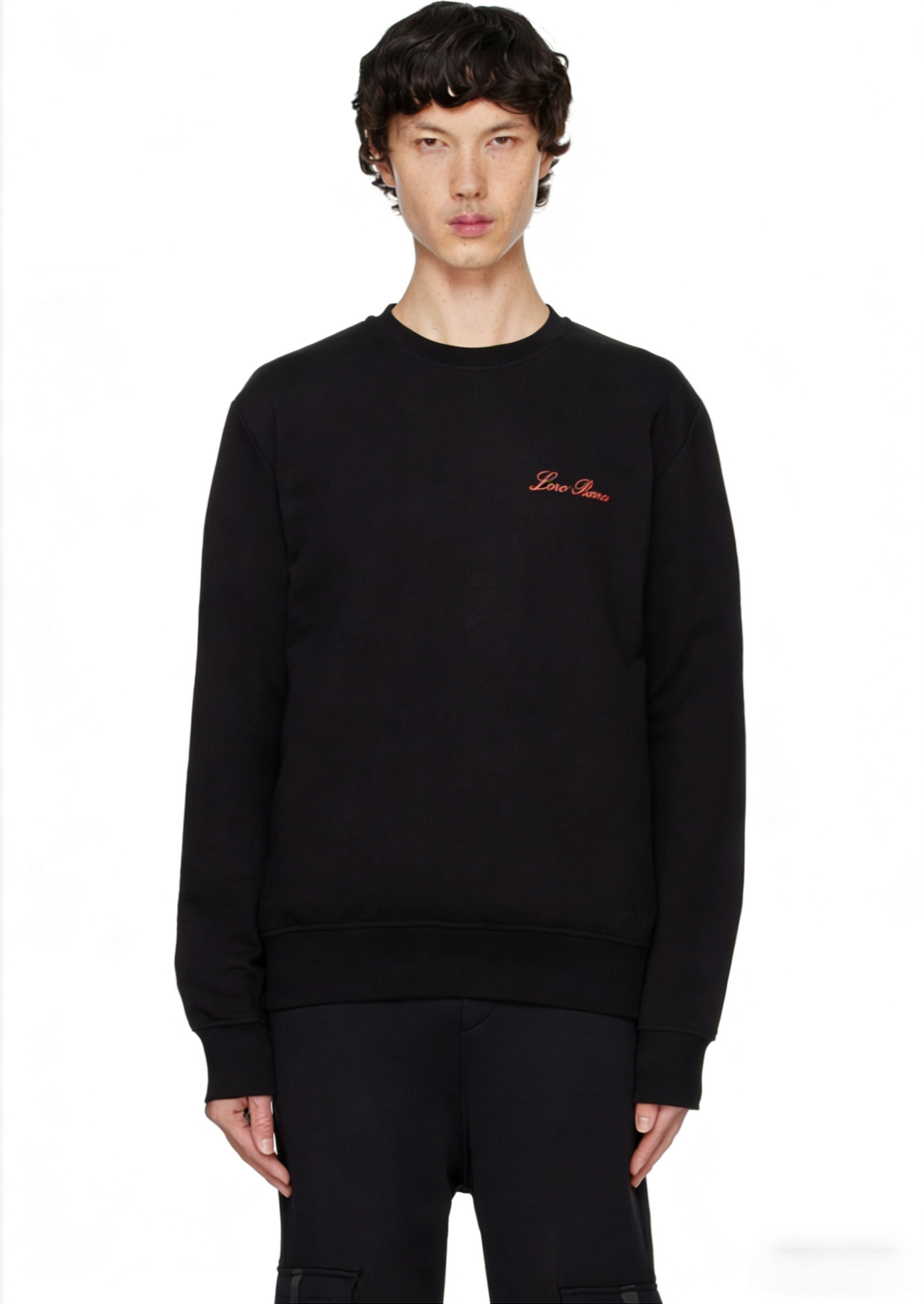 L/P 诺亚 春款 双面平纹圆领套头薄圆领卫衣 WY021