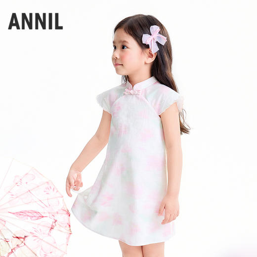 【实体店同款】女童连衣裙夏季新款安奈儿童装XG623125 商品图1