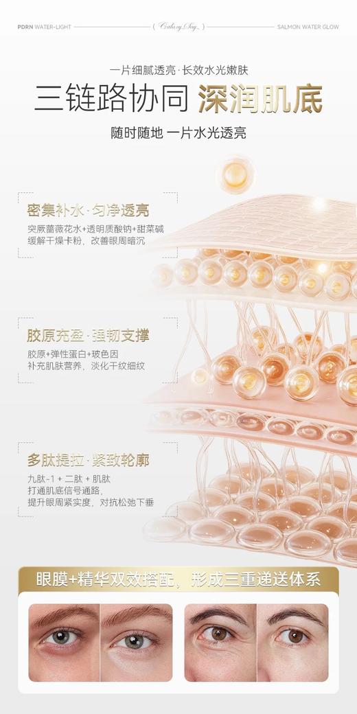 [透小蜜心选]【活动价￥49.9/2盒】GALAXY SAY（星语）（纯牛马眼膜套装）15ml*10片眼膜+30ml精华 商品图3