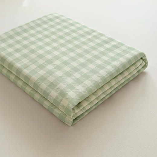 【品牌直发】加倍生活 无印格子老粗布床单软凉席床单枕套三件套新升级细纱-格子系列yc0318021 商品图3