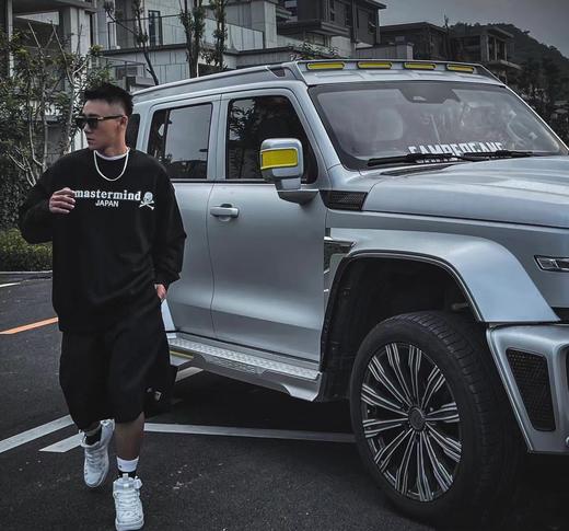 F031256春季新品时尚百搭潮流骷髅反光字母印花重磅高街圆领卫衣 商品图14