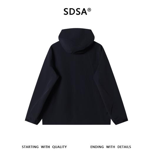 SDSA男装2026新款高贵轻奢极简风纯色拉链立领软壳夹克外套百搭 商品图4