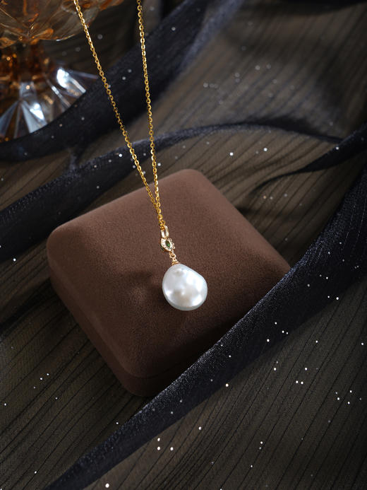 子佩集【光影迷踪】银S925珍珠惜王妃套链项链【W5320-1】双色巴洛克2602 商品图9