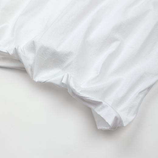 ROMI STUDIO100%棉砂洗加软宽松卷边铝丝打底内搭背心&短袖T恤RWCSSG7365 商品图5