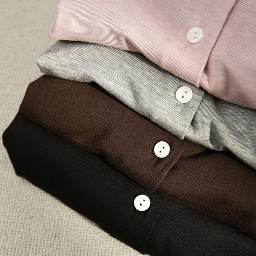 KEMU壳木天丝羊毛醋酸款开衫，天丝醋酸羊毛，混纺细软爽滑【G】 商品图4